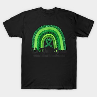 We Wear Green For Mental Health Awareness Ribbon T-Shirt